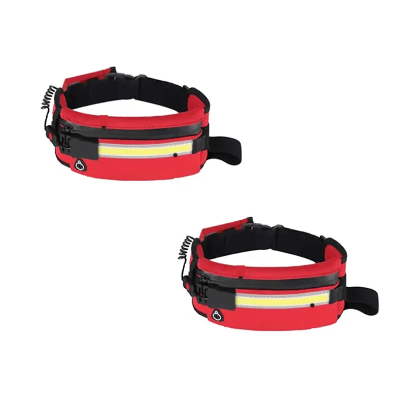 1000 Lumens Waist Light For Running In The Night Red