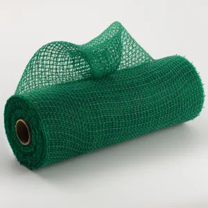 10" Check Fabric Mesh: Emerald Green