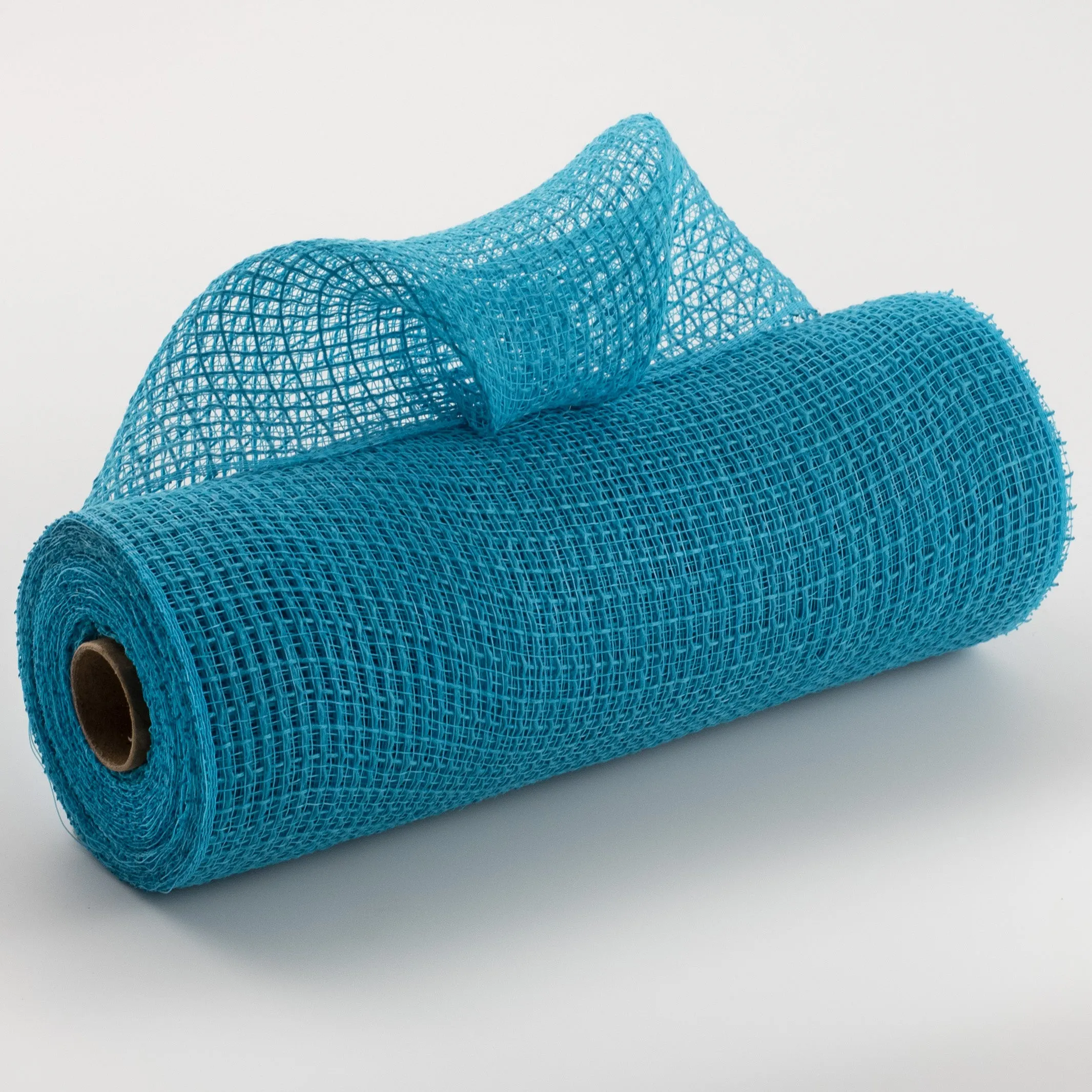 10" Check Fabric Mesh: Turquoise