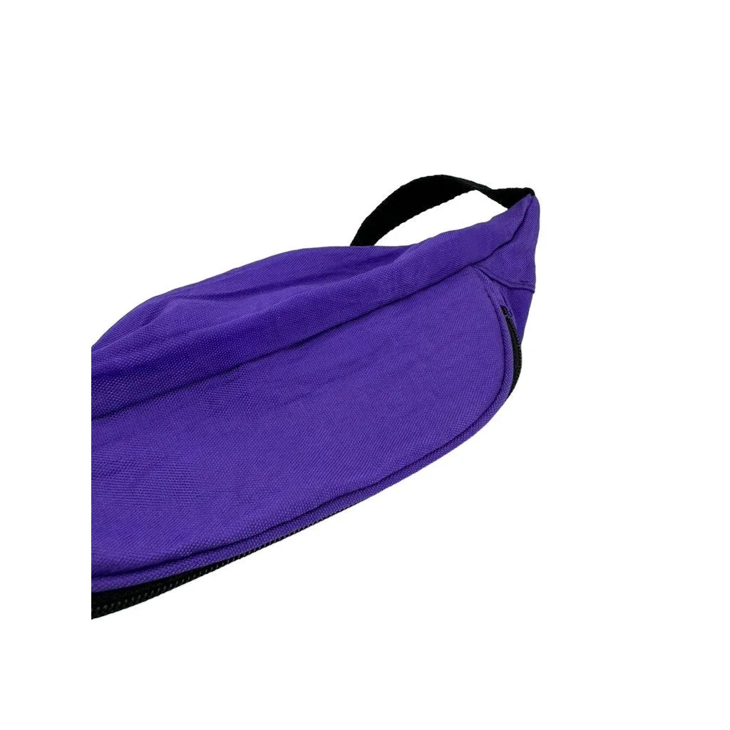 1990's Pacific Sport Purple Nylon Outdoor Waist Belt Bag