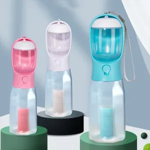 3 in 1 Multifunctional Portable Dog Walking Water Bottle