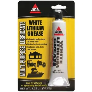 AGS WL-1H AGS Multi Purpose White Lithium Grease (1.25 oz)