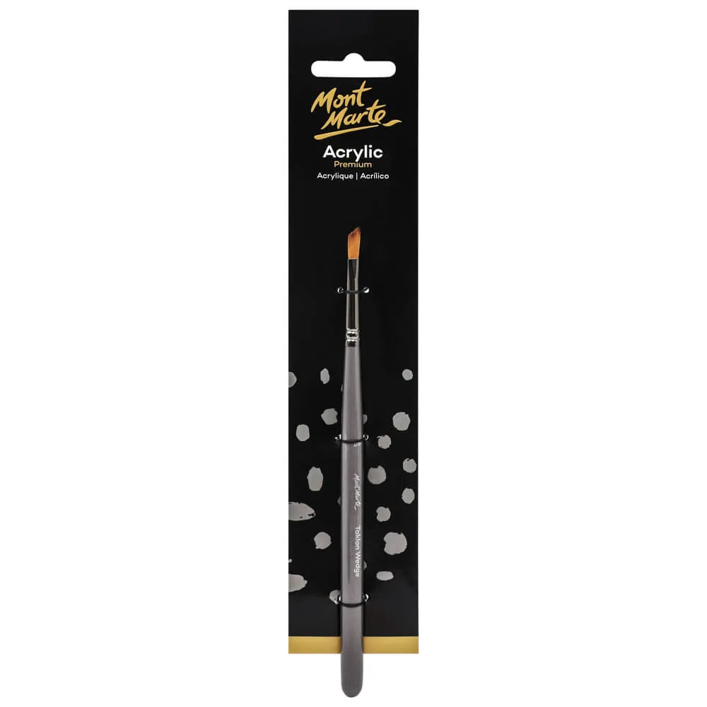 Artist Acrylic Brush Premium Taklon Wedge 1/8