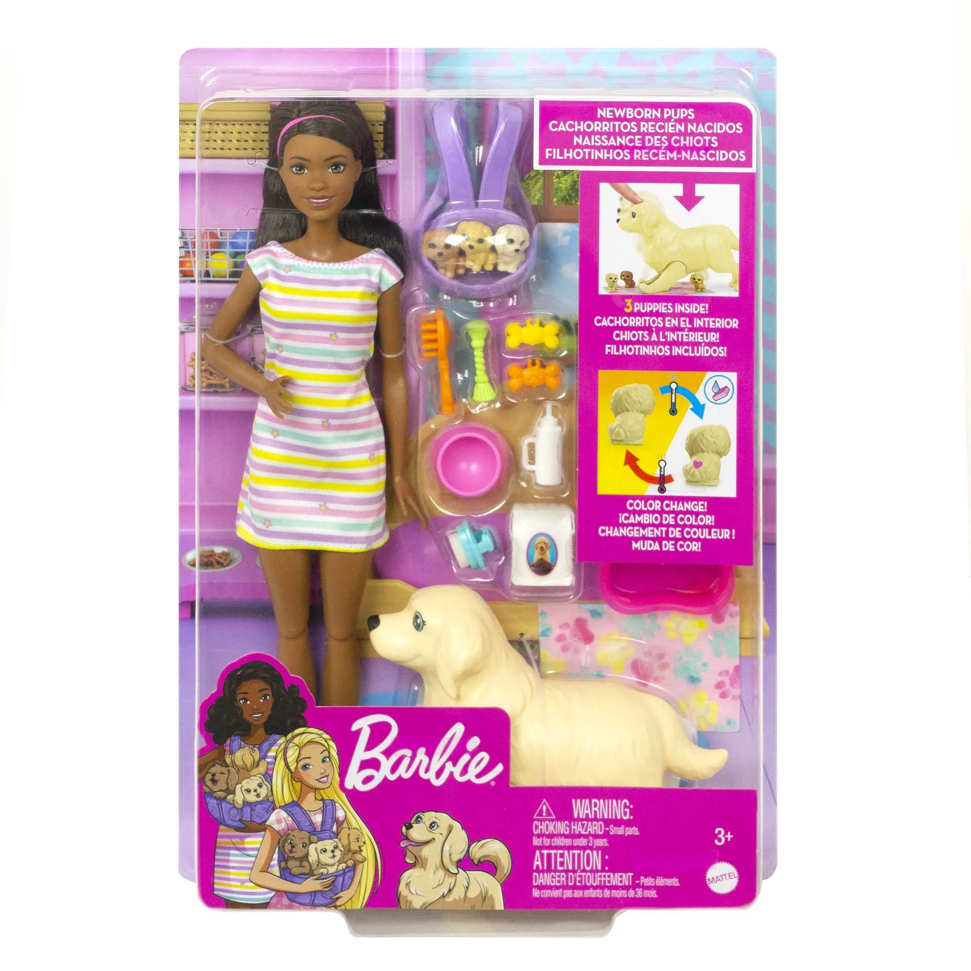 Barbie Doll And Pets