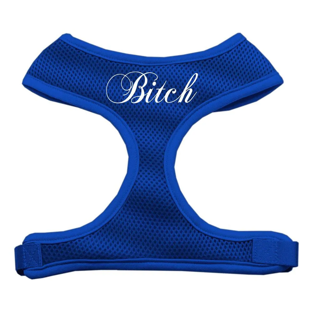 Bitch Soft Mesh Harnesses Blue Medium