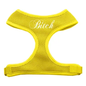 Bitch Soft Mesh Harnesses Yellow Medium