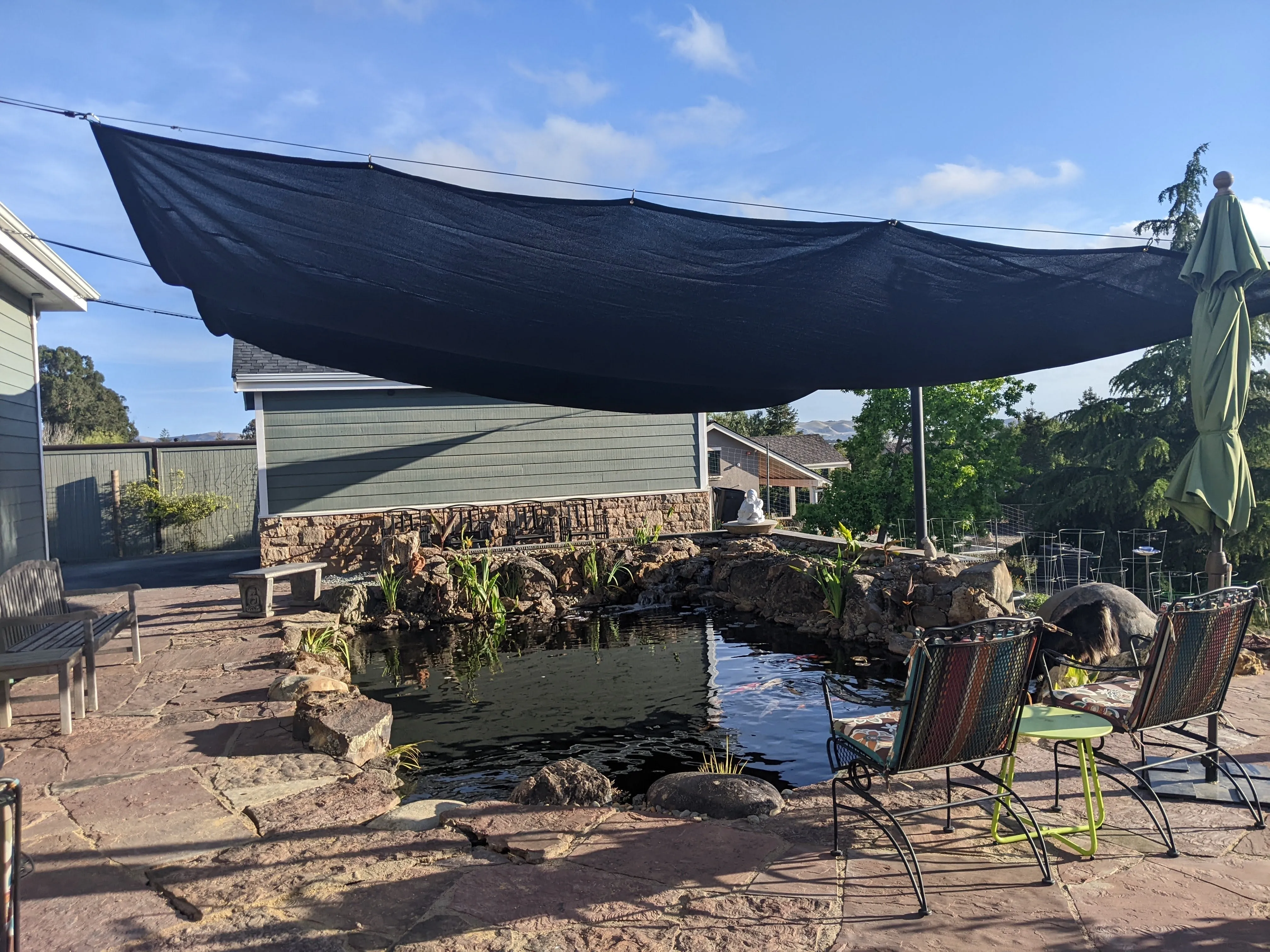 Black 86% Super Shade Mesh Tarp 20' x 30'