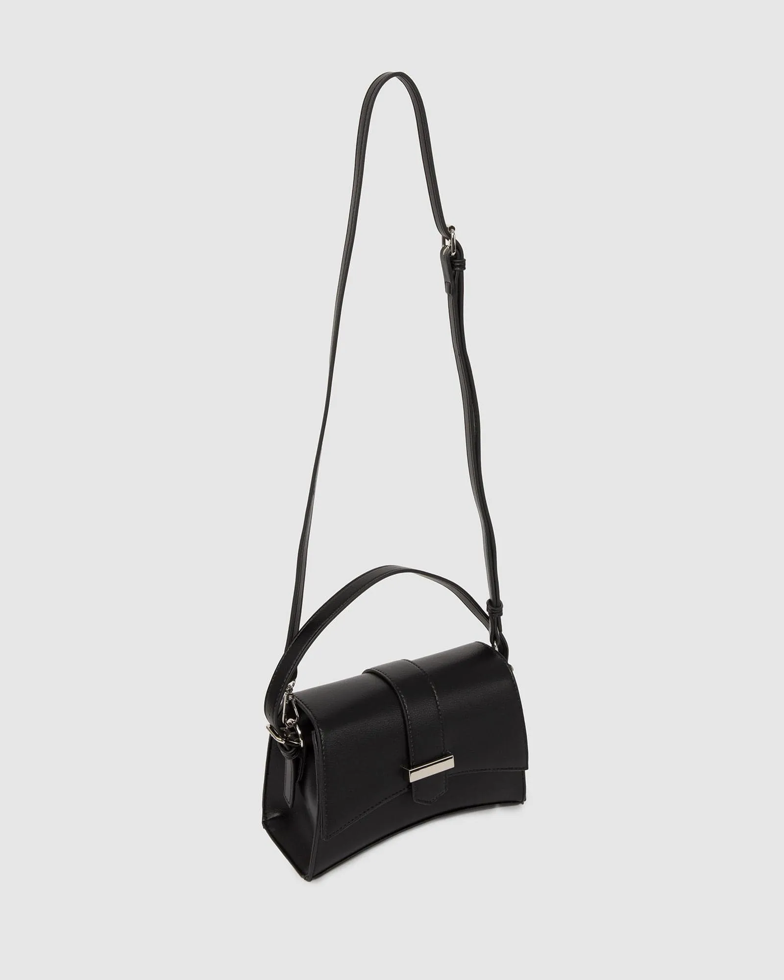 Black Bonnie Top Handle Bag