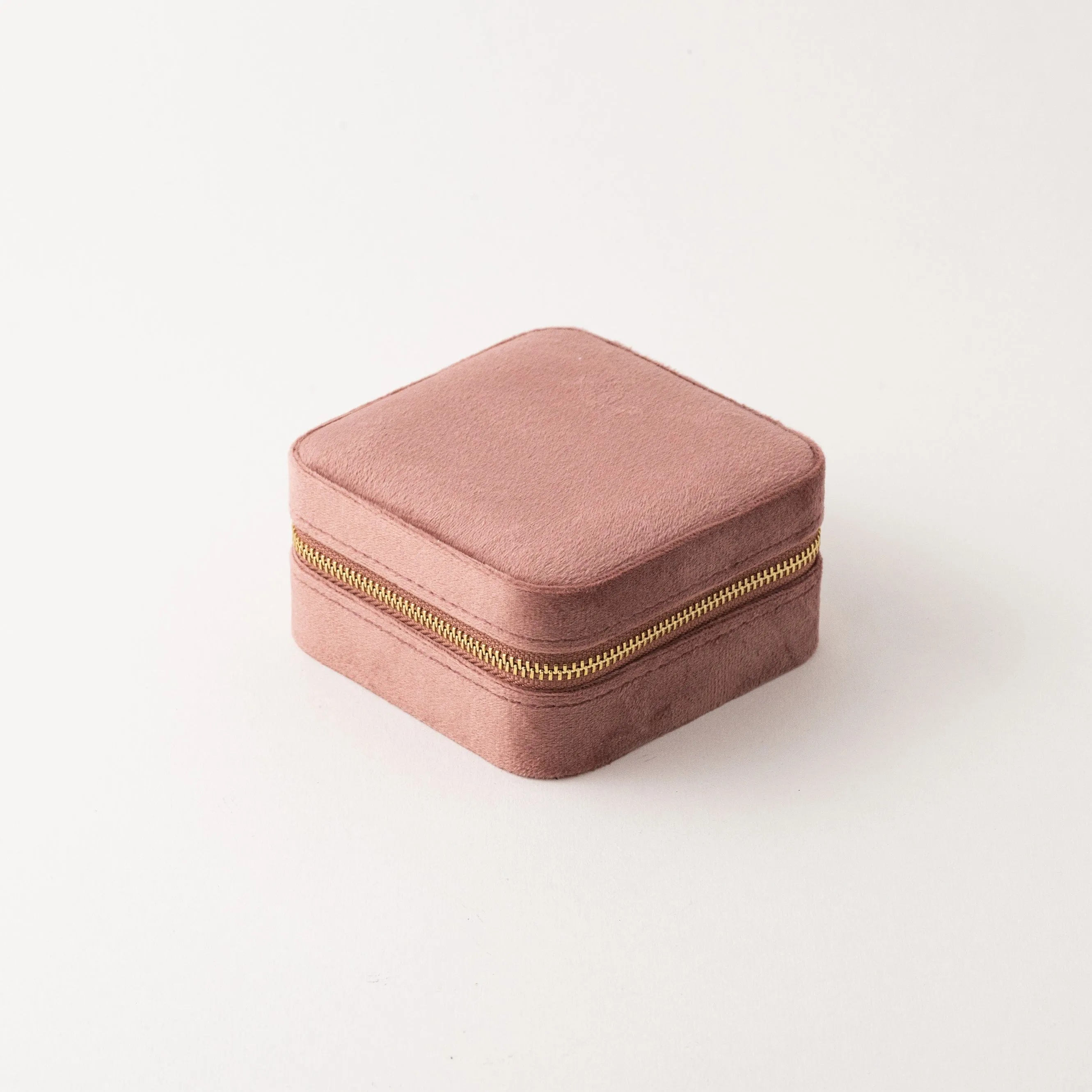 Bon Voyage Square Travel Case Rose Quartz