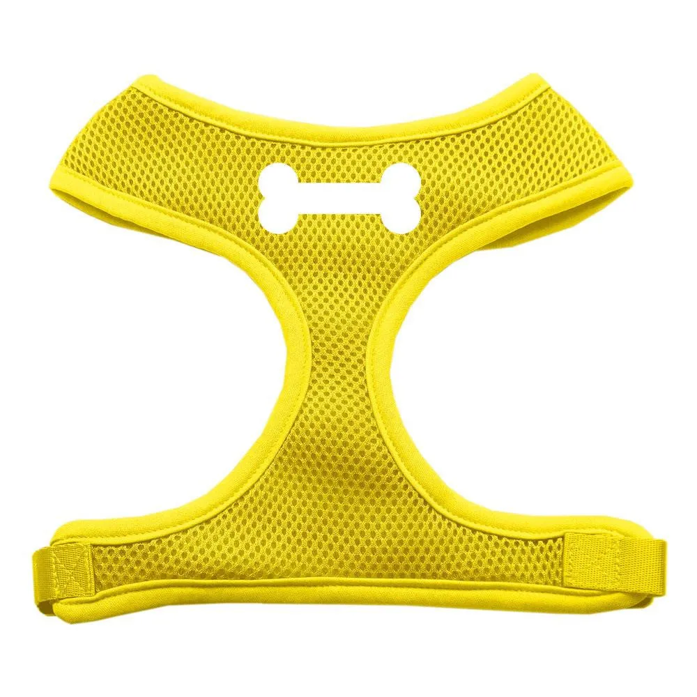 Bone Design Soft Mesh Harnesses Yellow Small