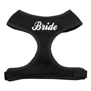 Bride Screen Print Soft Mesh Harness Black Large