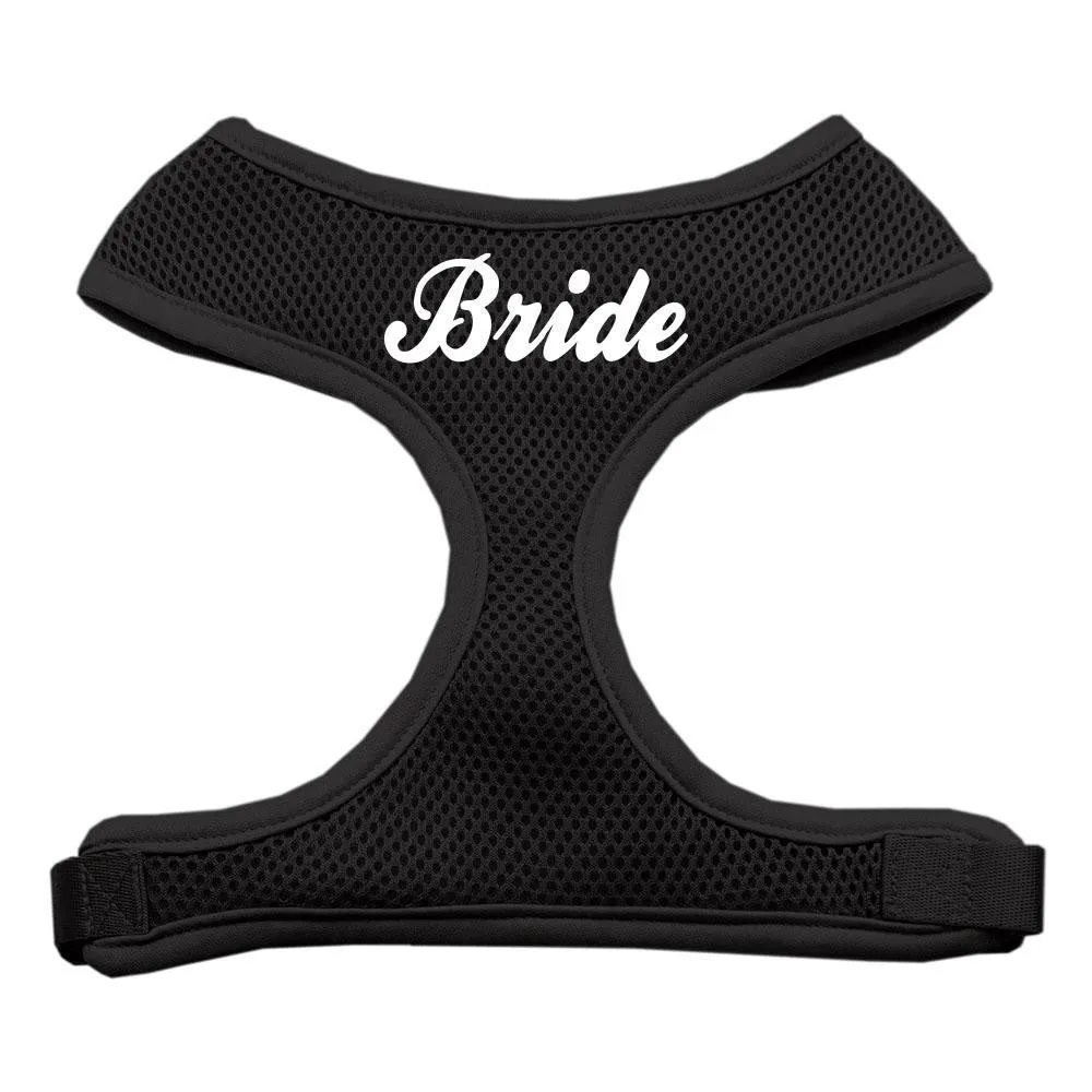 Bride Screen Print Soft Mesh Harness Black Small