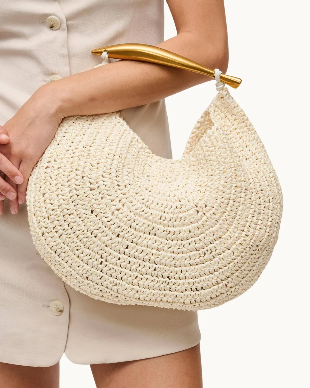 Brielle Crossbody: Ivory