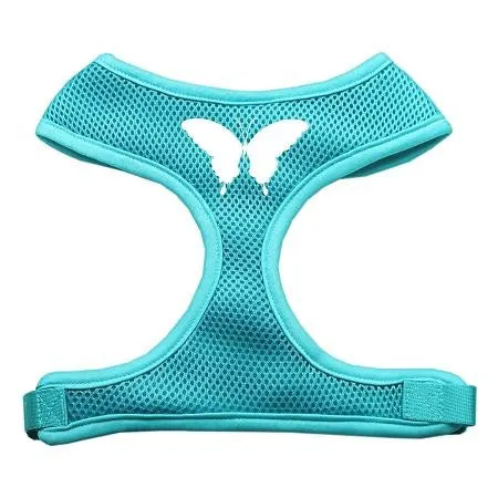 Butterfly Design Soft Mesh Harnesses Aqua Extra Large