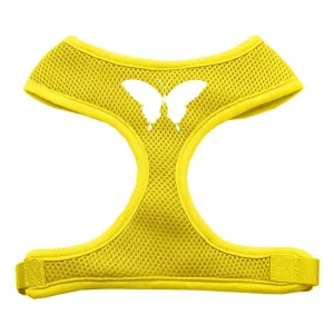 Butterfly Design Soft Mesh Harnesses Yellow Medium