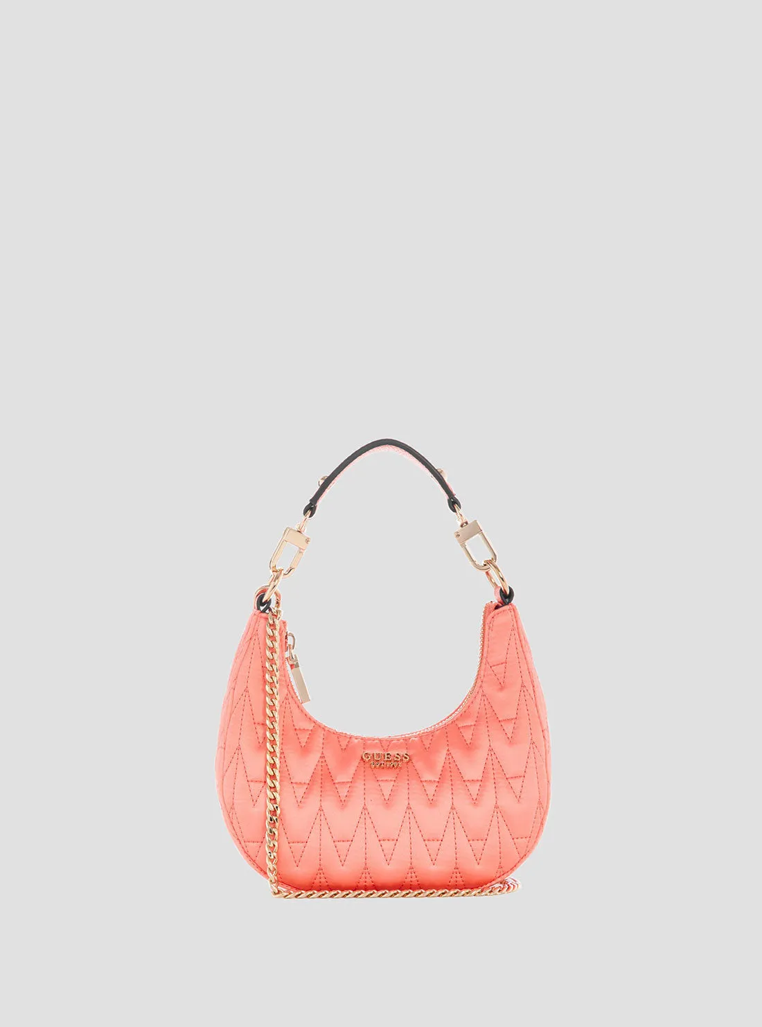 Coral Golden Rock Mini Hobo Bag