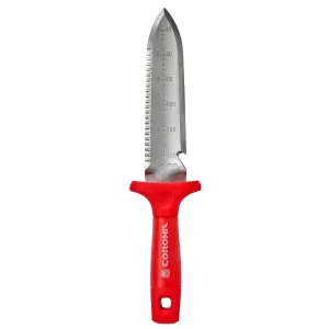 CORONA CT15409 Hori Hori Garden Knife, 8 in L Blade, Steel Blade, Anvil Blade, Poly Handle :EA: QUANTITY: 1