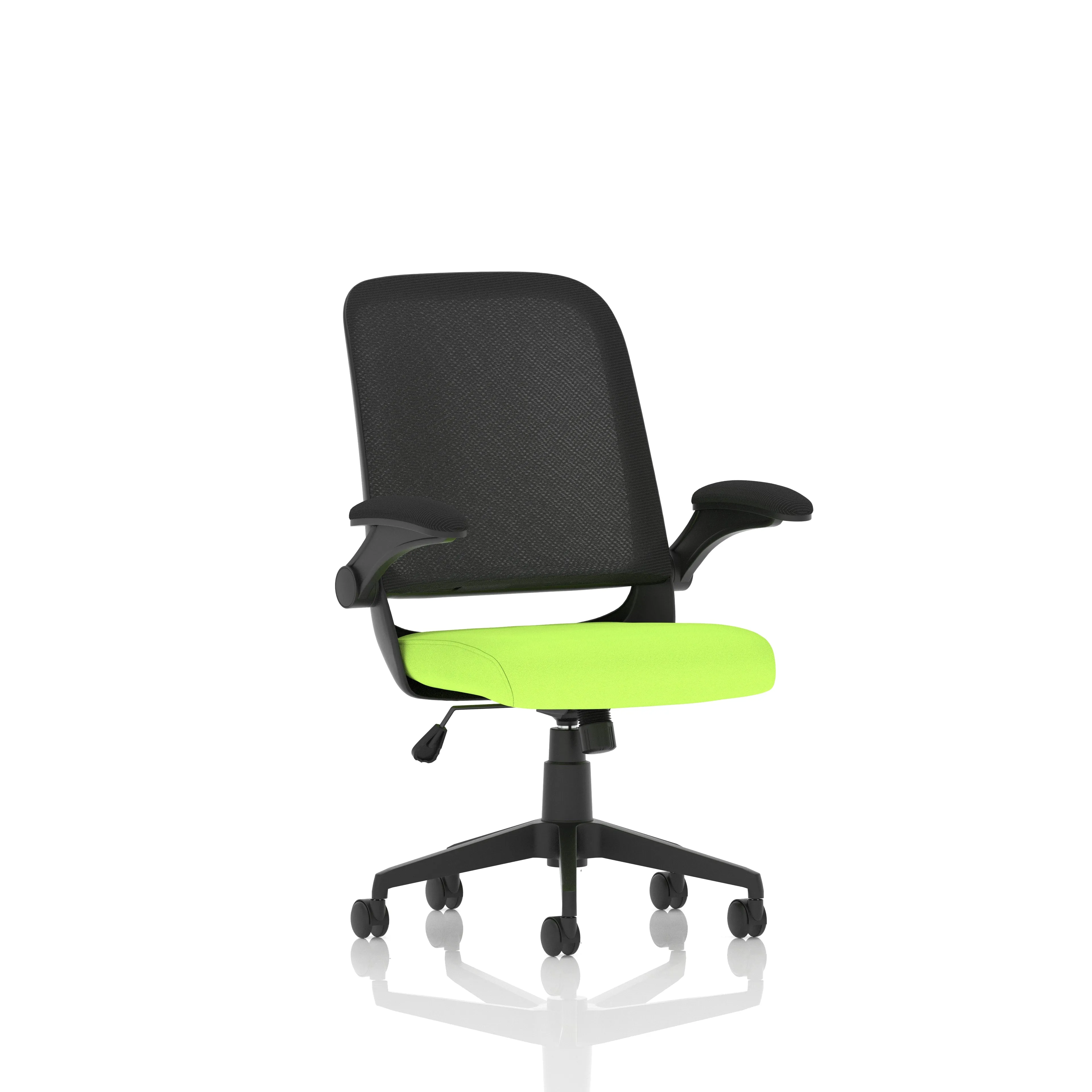 Crew Task Operator Mesh Chair With Folding Arms