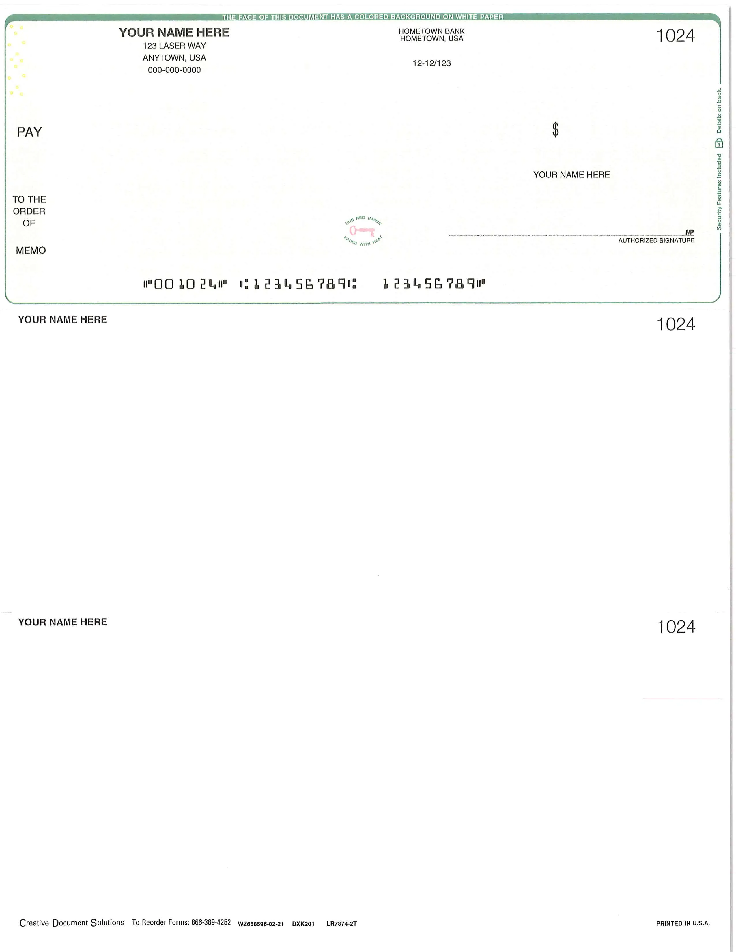 DAXKO Laser Multi-Purpose Top Check