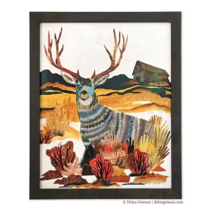 DEER VALLEY original paper collage