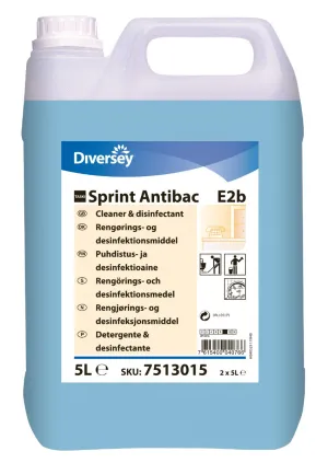 Diversey Taski Sprint Anitbac Multi-Surface Cleaner & Disinfectant 5L