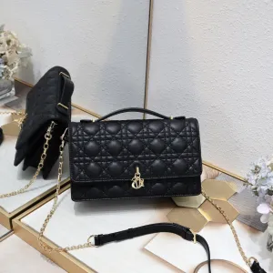 DR413 My Dior Top Handle Bag / 9.5x5.5x3inches