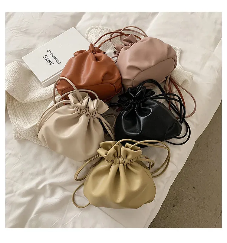 Drawstring Bucket Bag