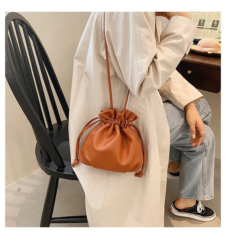 Drawstring Bucket Bag