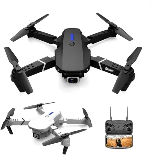 E88 Foldable Quadcopter | WiFi 480P FPV Dual Camera | Position Locking Drone