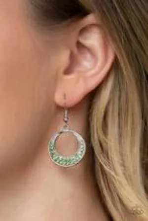 Earrings Socialite Luster - Green E344