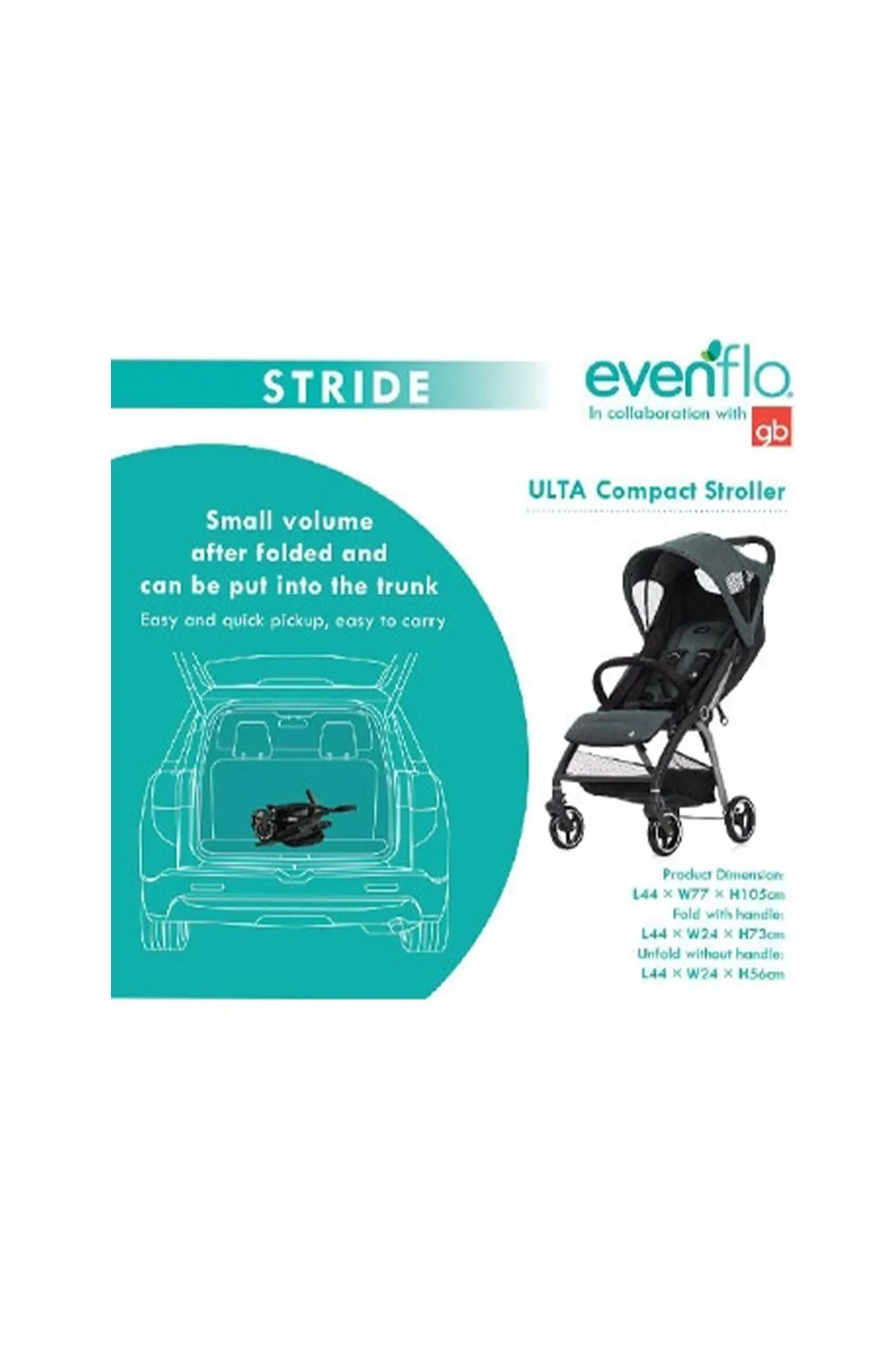 Evenflo Stride  Stroller