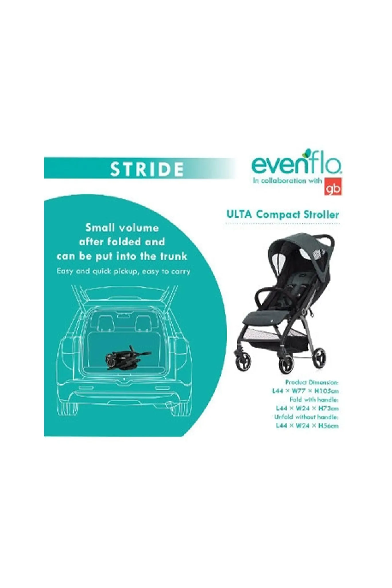 Evenflo Stride  Stroller