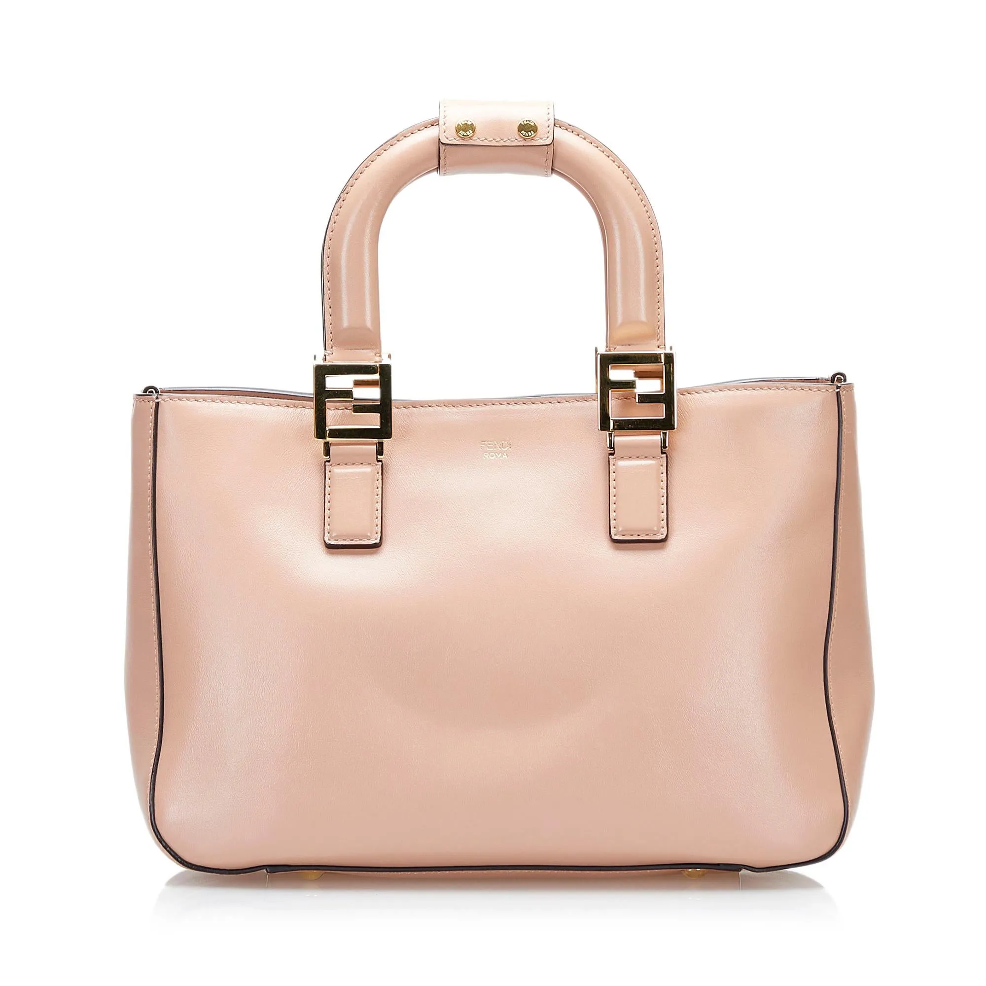 Fendi Gloria Leather Satchel (SHG-4HlvPV)