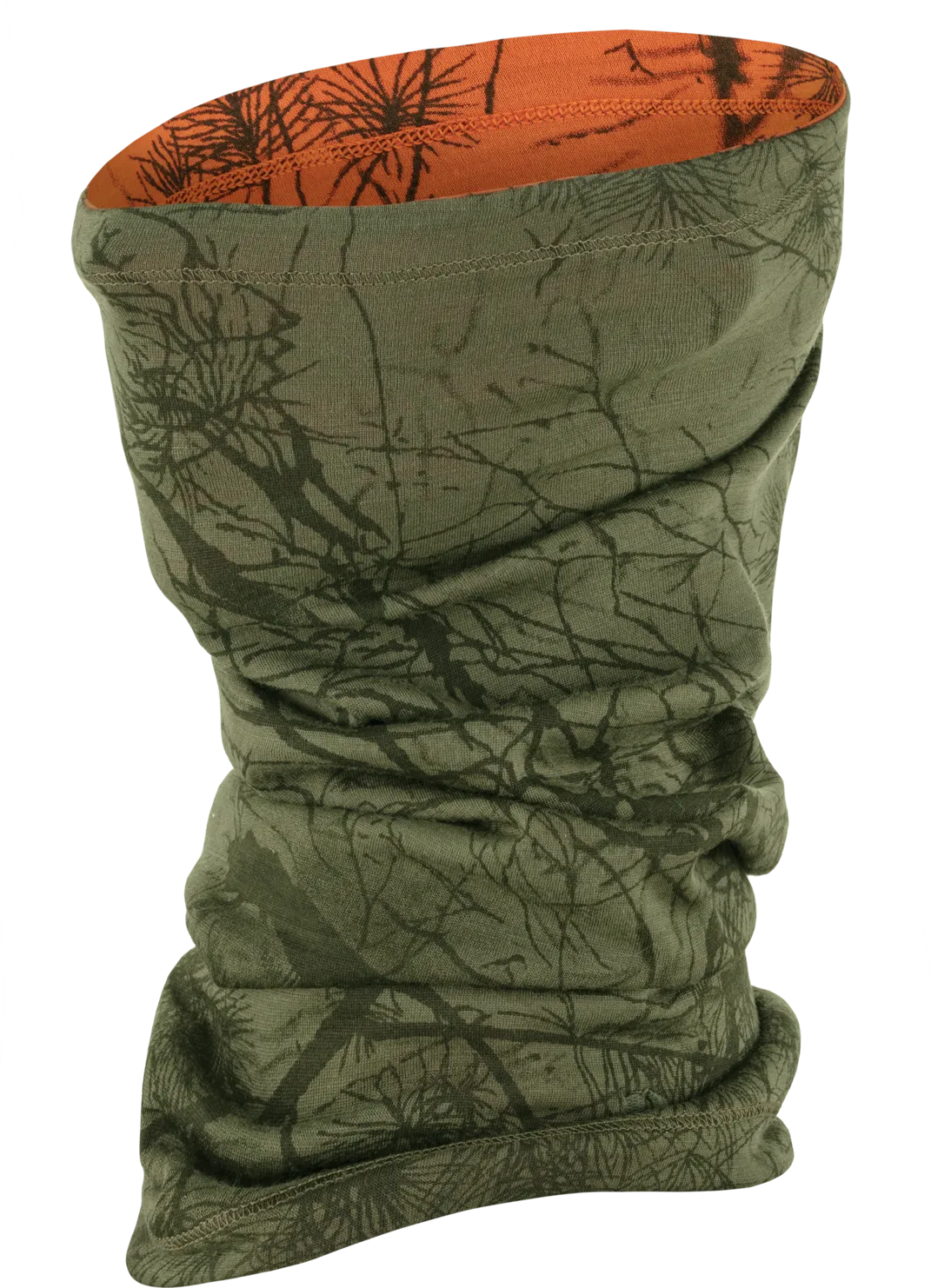 Fjällräven Lappland Neck Gaiter Green Camo-Orange Multi Camo | Buy Fjällräven Lappland Neck Gaiter Green Camo-Orange Multi Camo here | Outnorth