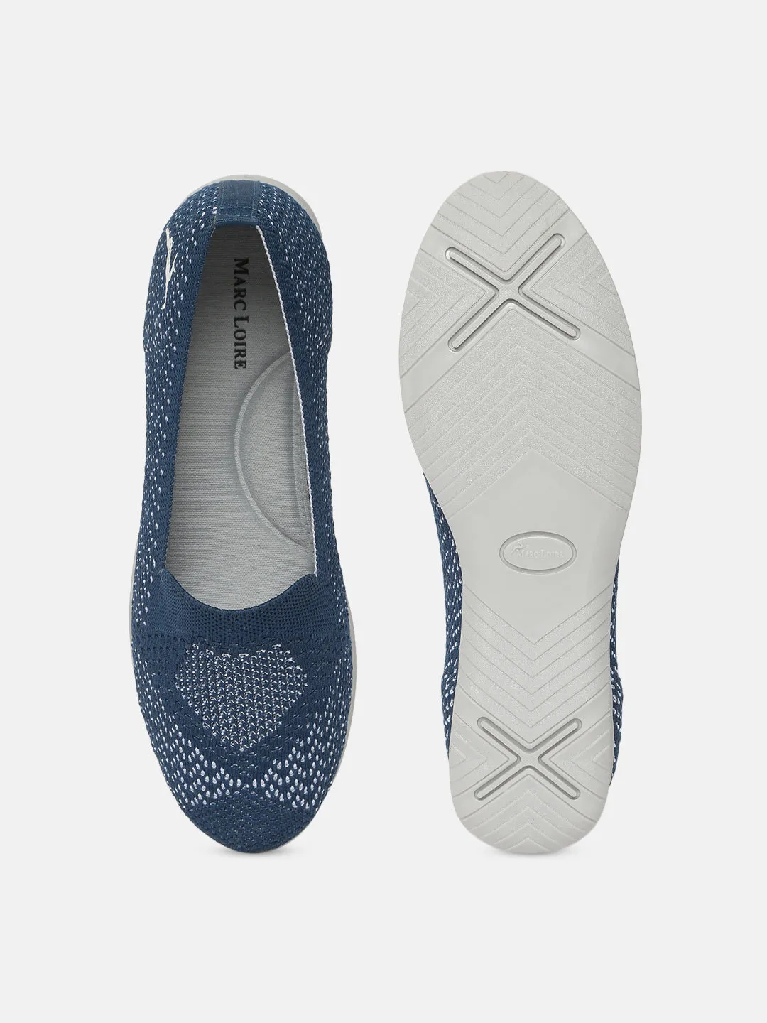 Flat Ballerinas in Woven Design