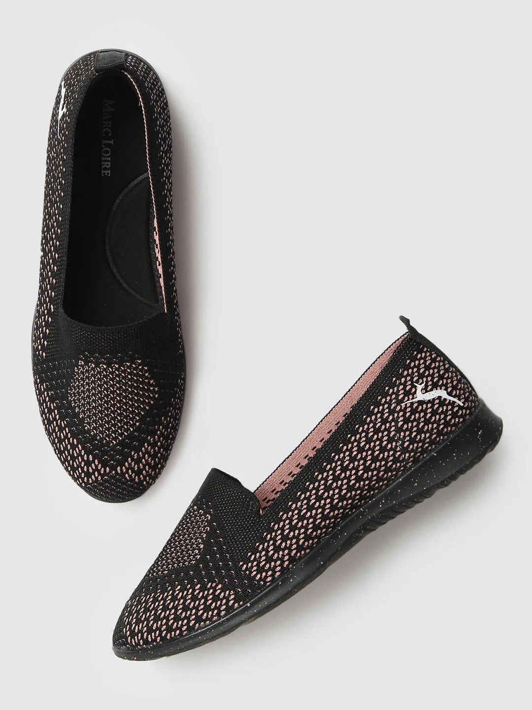 Flat Ballerinas in Woven Design