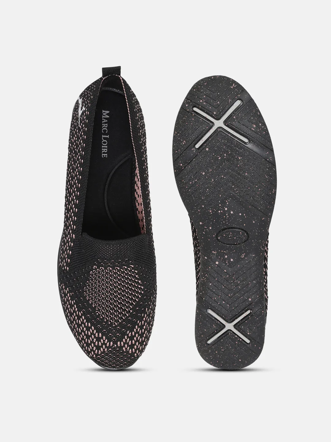 Flat Ballerinas in Woven Design