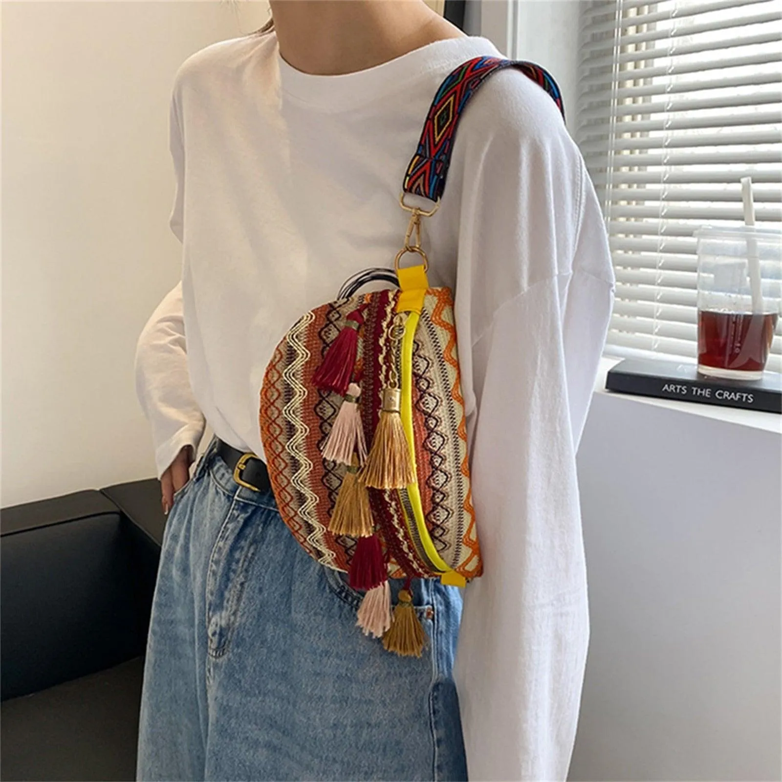 Folk Style Waist Bags