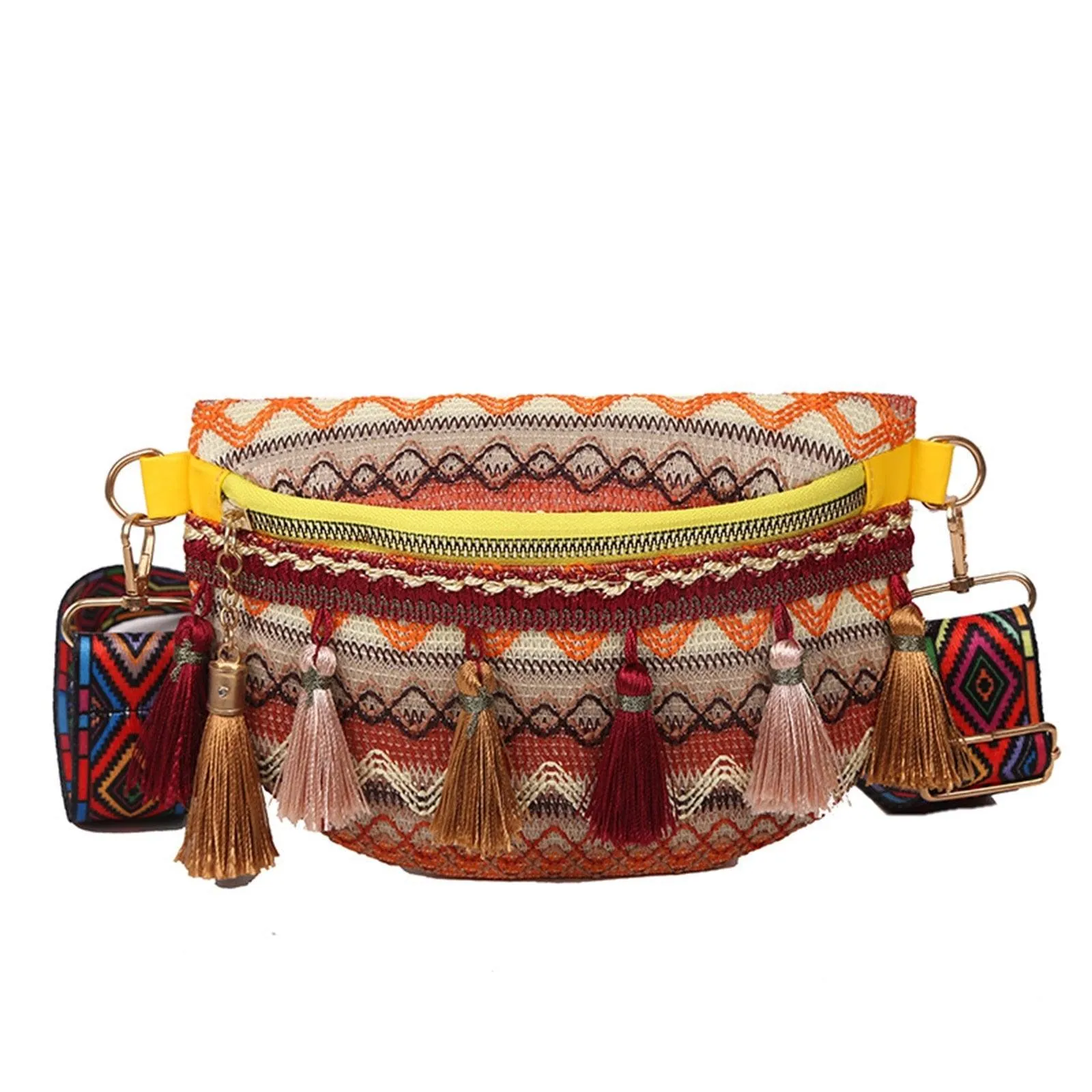 Folk Style Waist Bags