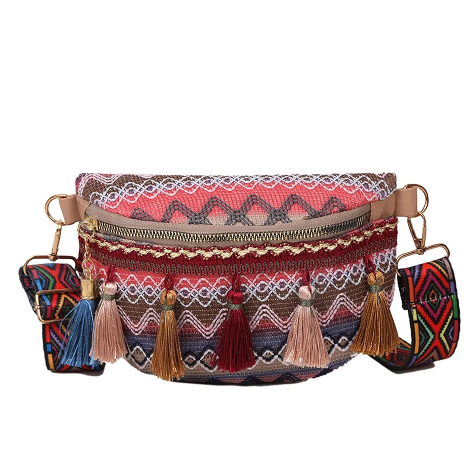 Folk Style Waist Bags