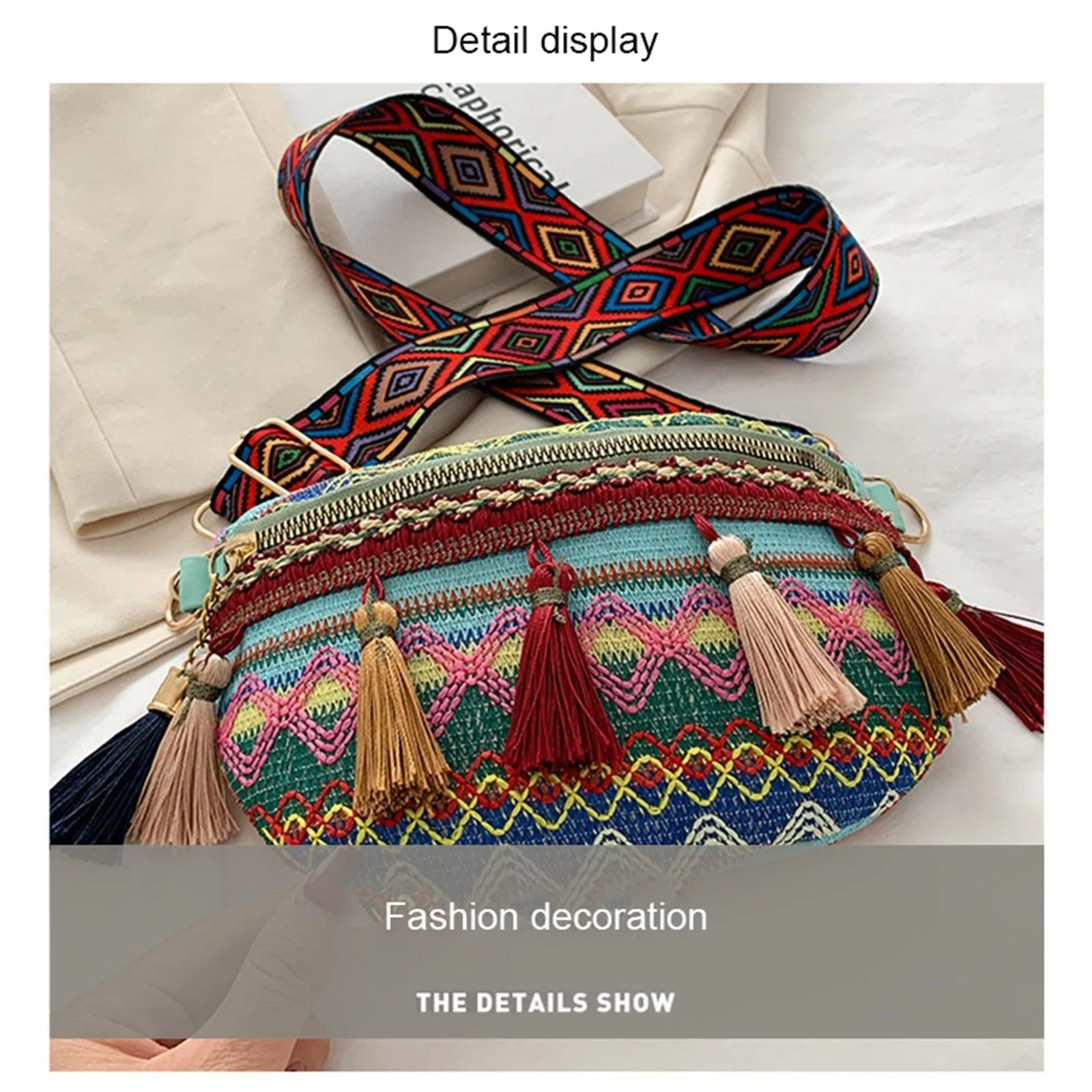 Folk Style Waist Bags