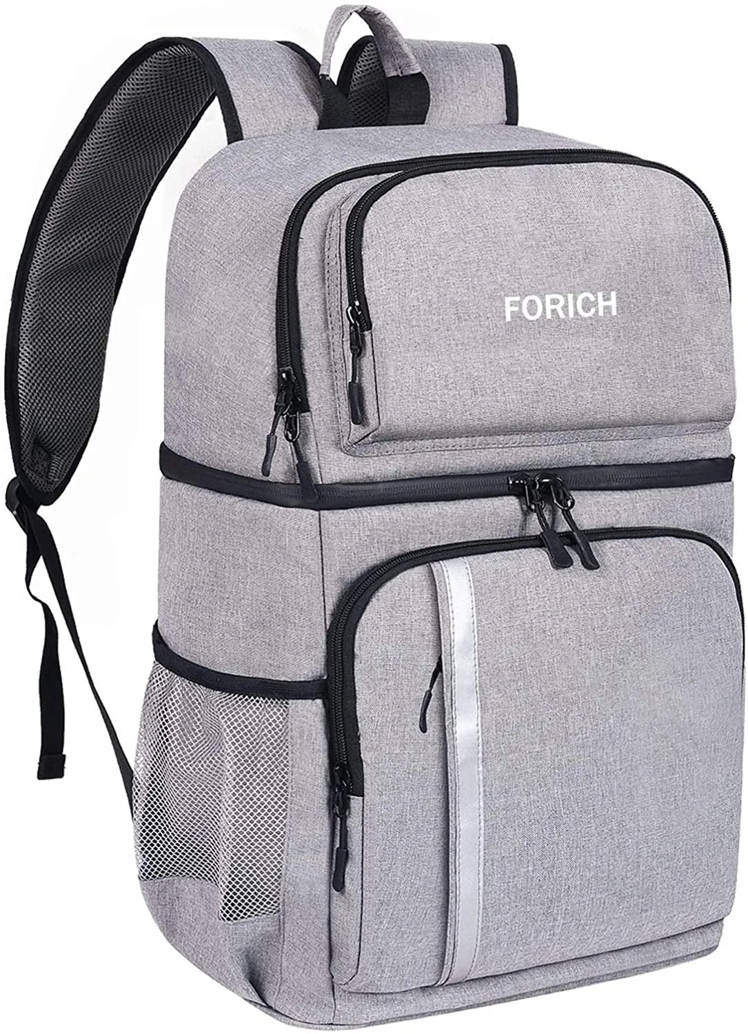 FORICH Backpack Cooler Leakproof Insulated Waterproof Backpack Cooler Bag, Lightweight Soft Beach Cooler Backpack for Men Women to Work Lunch Picnics Camping Hiking, 30 Cans