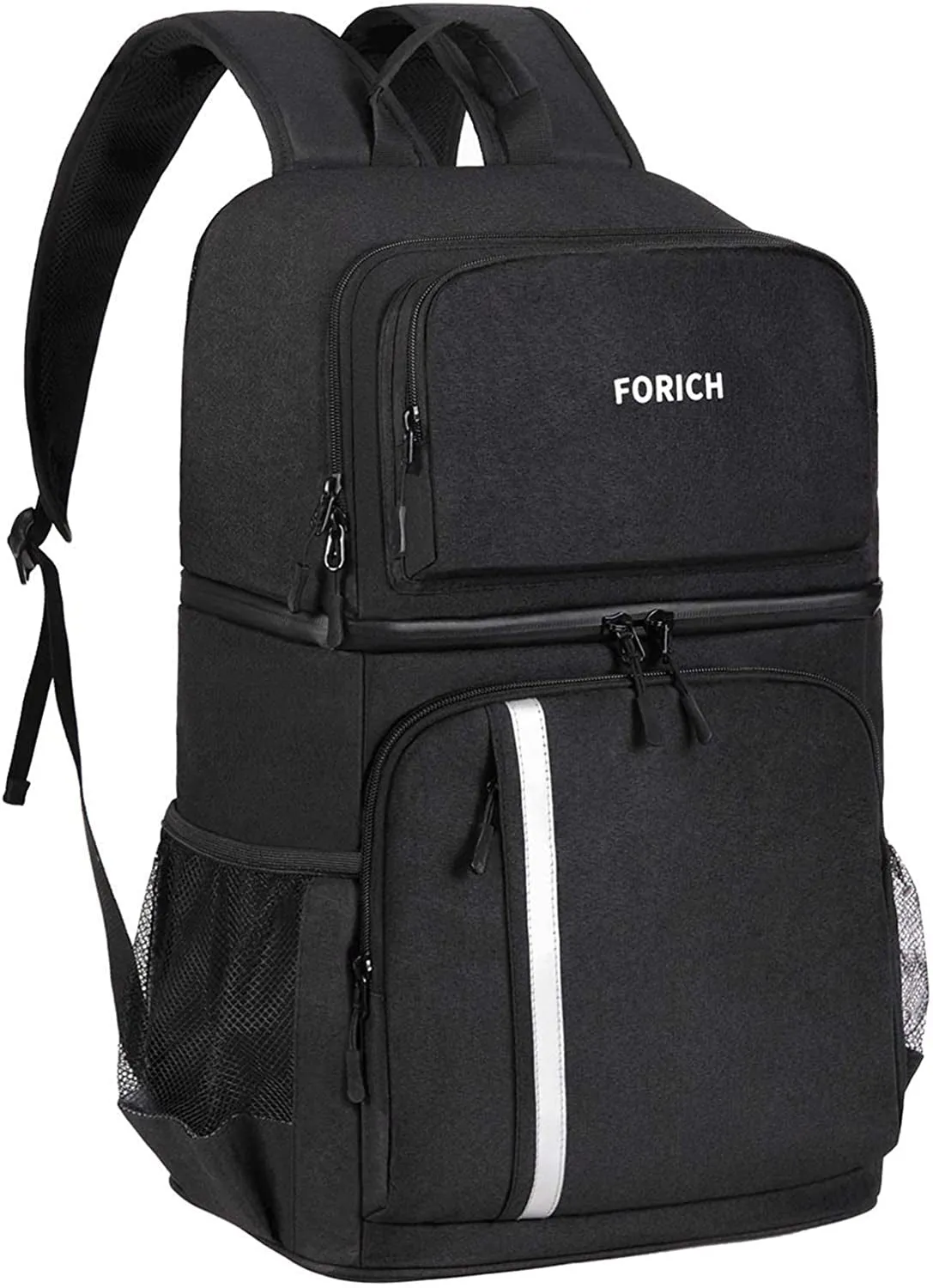 FORICH Backpack Cooler Leakproof Insulated Waterproof Backpack Cooler Bag, Lightweight Soft Beach Cooler Backpack for Men Women to Work Lunch Picnics Camping Hiking, 30 Cans