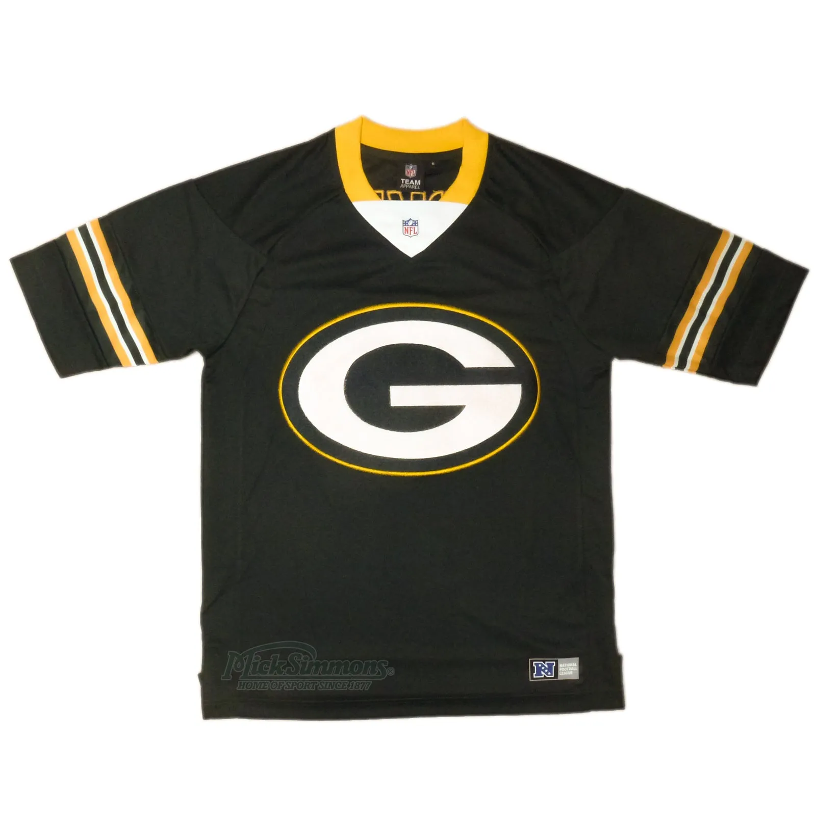 Green Bay Packers NFL Replica Jersey National Football League by Majestic Green Yellow