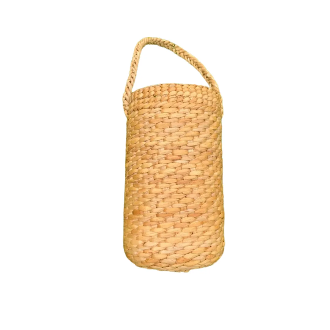 Handwoven Water Hyacinth Wine Holder Bag