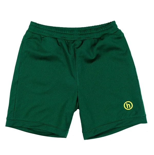 Hidden Hunter Green Mesh Shorts