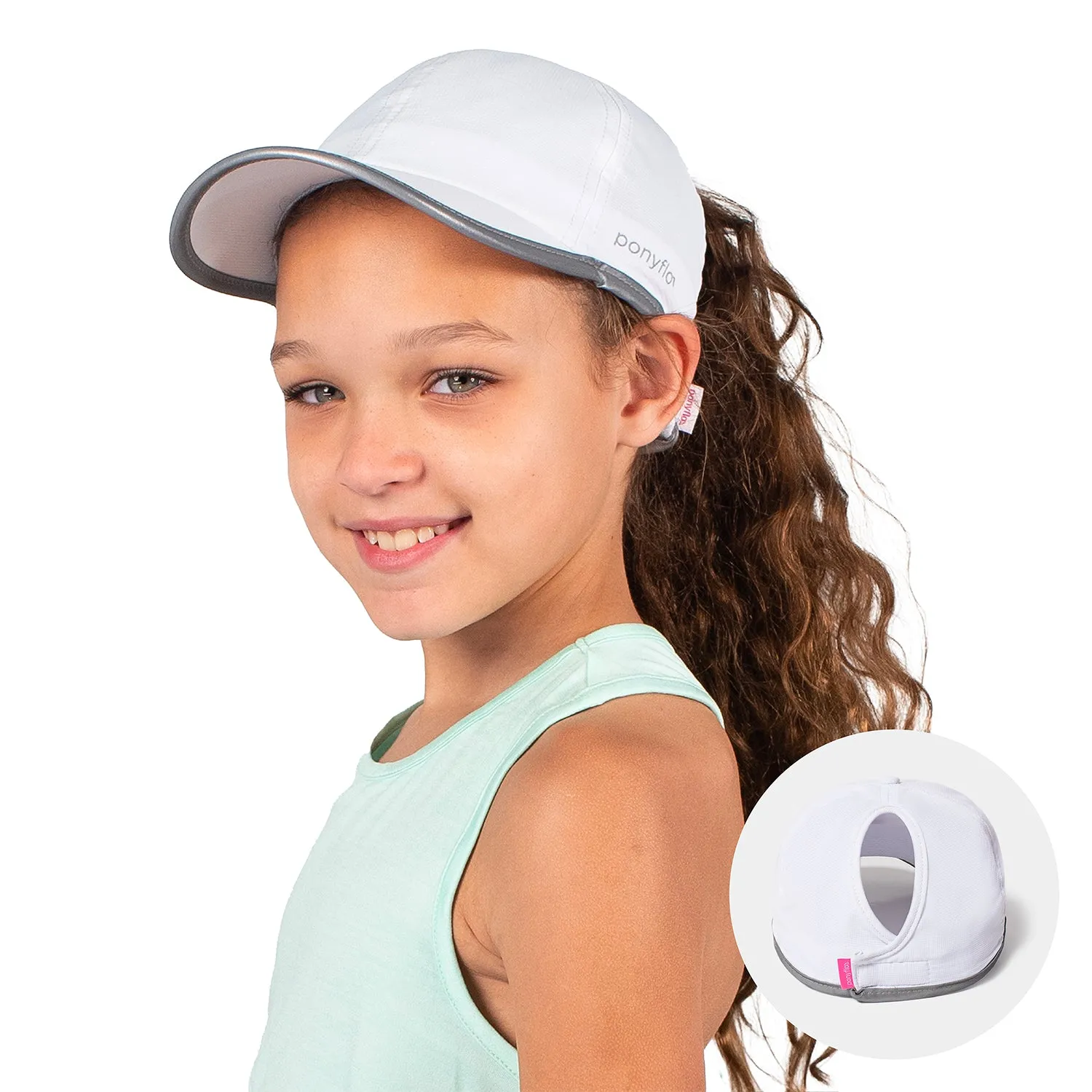 Kids Performance Ponytail Cap