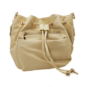 Lattitudes Life Blake Crossbody Bucket Bag - Buttercream Tan