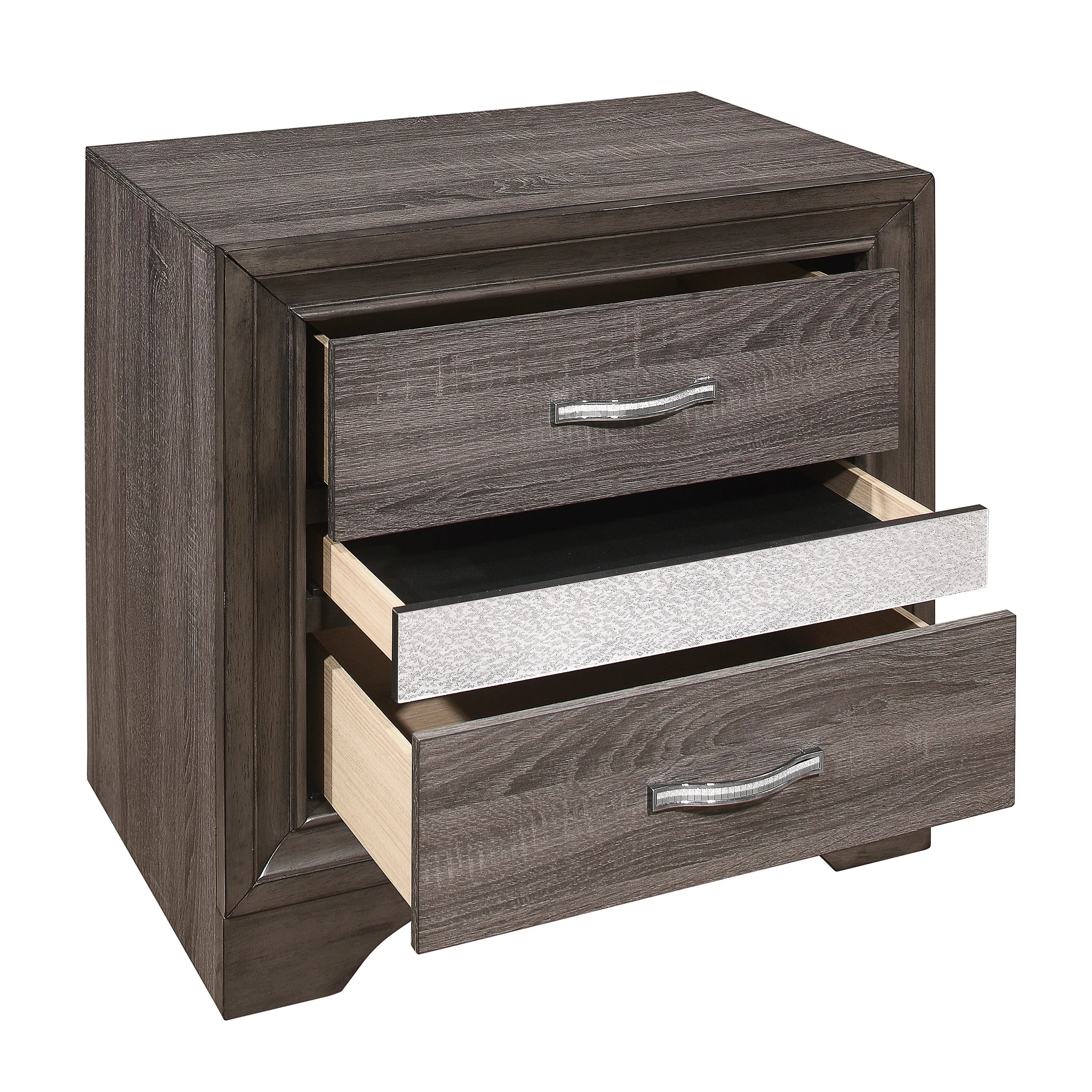 Luster Gray Nightstand