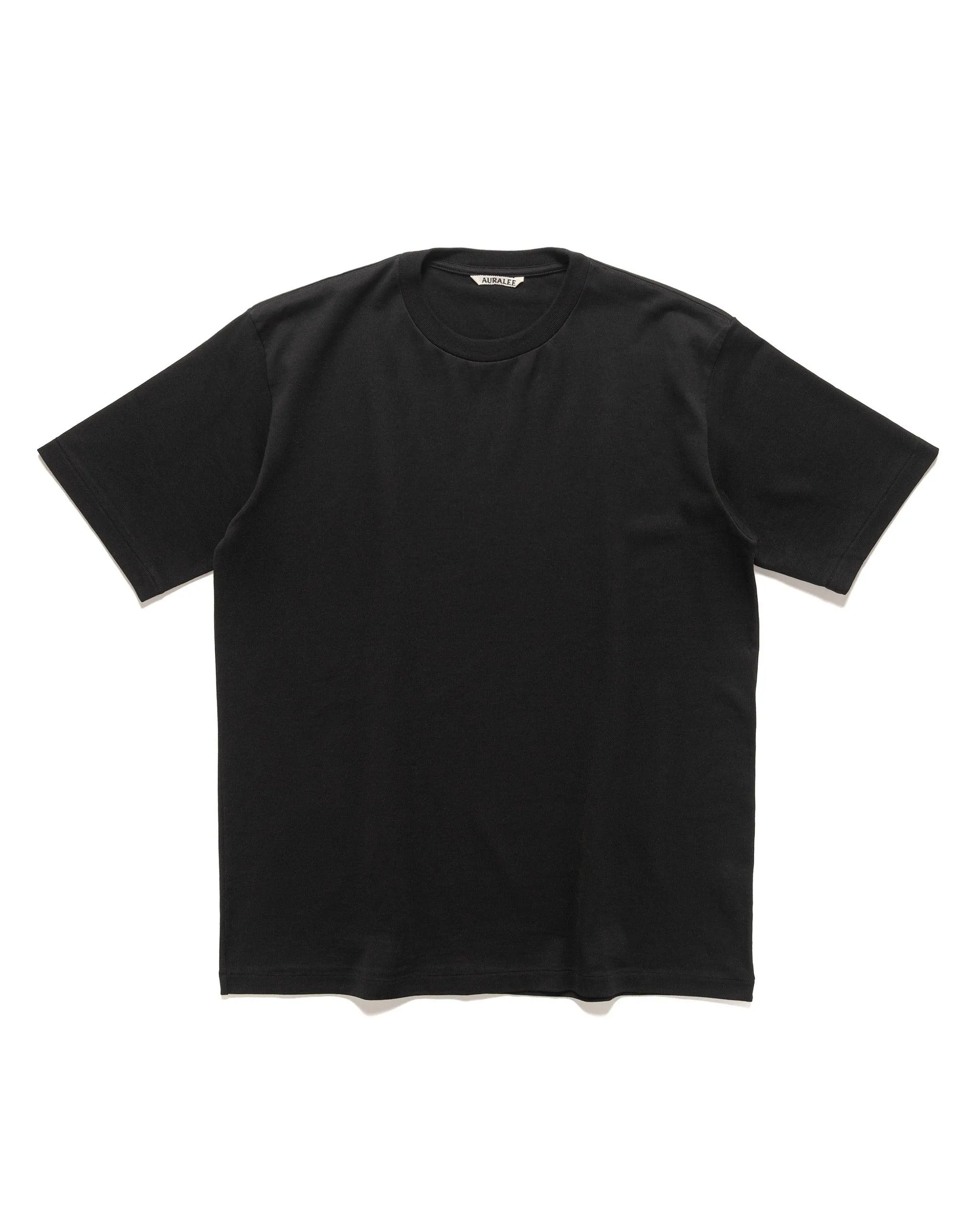 Luster Plaiting Tee Black